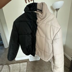 Black and white puffer